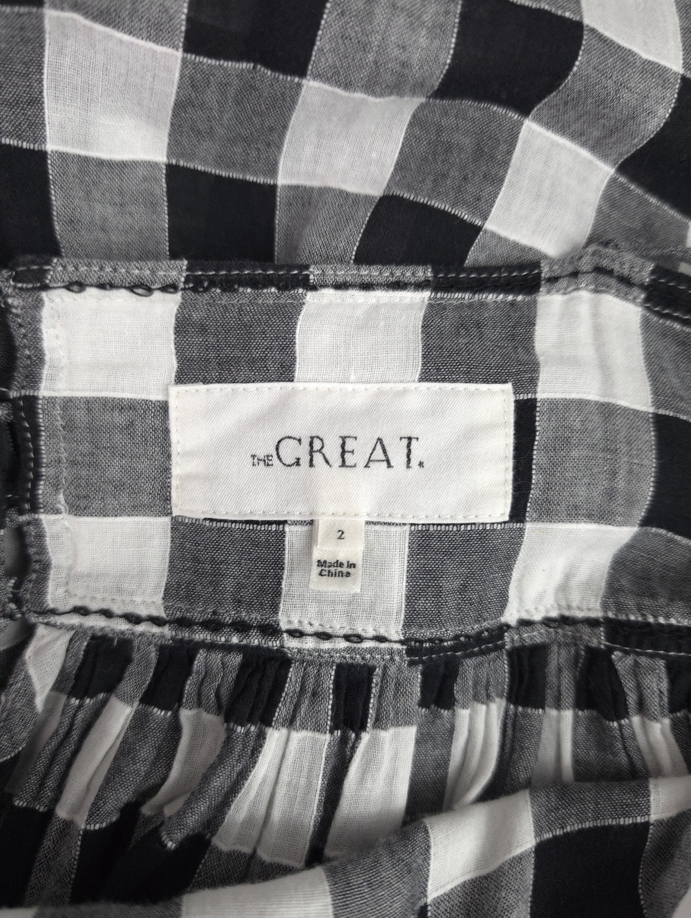 The Great. The Dainty Gingham Dress - Picture 7 of 12
